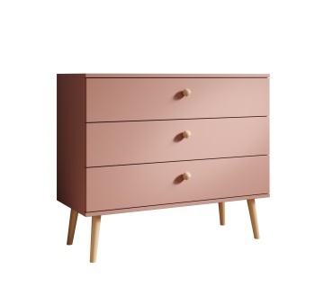 Comodă cu trei sertare, Beni, ADRK Furniture