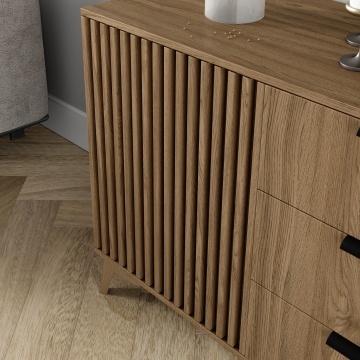Comodă Entsian 150 Chest of drawer Artisan Oak, 150x40x72 cm - Img 10