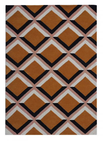 Covor Combs Bedora,160x230 cm, 100% lana, multicolor, finisat manual - Img 4