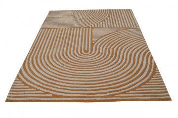 Covor Maze Bedora, 80x150 cm, 100% lana, multicolor, finisat manual - Img 2