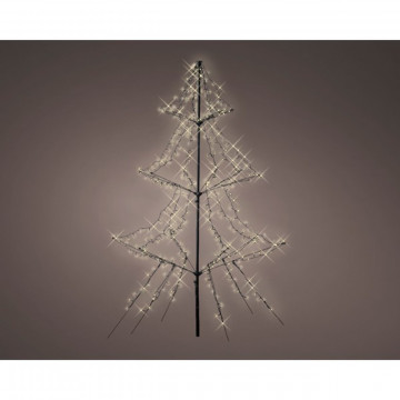 Decoratiune luminoasa Tree metal light-up, Lumineo, H200 cm, 420 LED-uri, lumina calda - Img 1