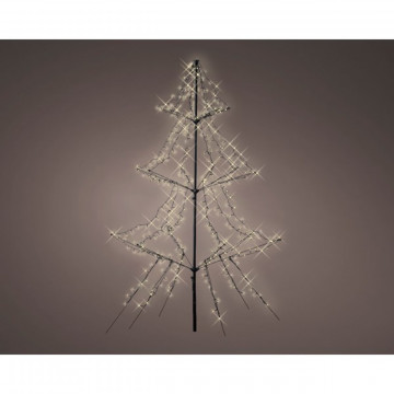 Decoratiune luminoasa Tree metal light-up, Lumineo, H200 cm, 420 LED-uri, lumina calda - Img 2