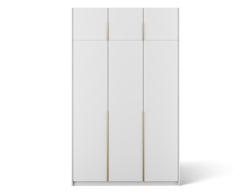 Dulap Bregma III Hinged with Top Extension – 148x58x250 cm – Alb – Bregma III Hinged Dulap with Top Extension – Varianta 1
