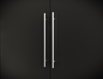 Dulap cu 3 usi Alarica 180x60x200 cm Alarica – Negru – cadru alternativ al produsului
