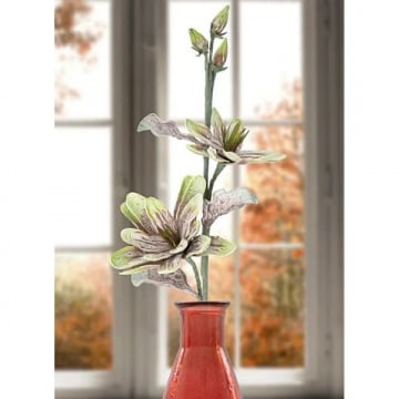 Floare artificiala din plastic si metal, ø 25 x H98 cm, Magnolia C Mauro Ferreti - Img 5