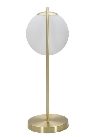 Lampa aurie din metal, Soclu E14 Max 40W, 25x18x50 cm, Glamy Drop Mauro Ferretti - Img 2