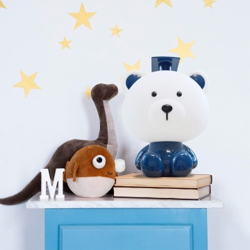 Lampa de veghe pentru copii Cute Pet Bear 2, 1x E14 / 7W / 12V, alb / albastru, Kelektron - Img 6