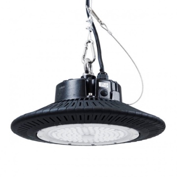 Lampa industriala suspendata SMD Ufo, negru, Max 200W, lumina rece, Kelektron – cadru suplimentar din prezentarea produsului