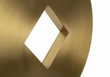 Lampadar alb / auriu din metal si textil, ø 40 cm, soclu E27, max 40W, Coin Mauro Ferreti - Img 6