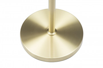 Lampadar auriu din metal, Soclu E14 Max 40W, ∅ 54 cm, Glamy Mauro Ferretti - Img 4
