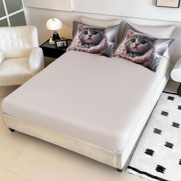 cearceaf cu elastic finet bej gri jojo home