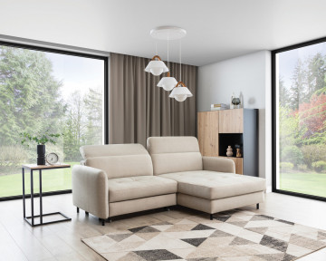 Lustre suspendate Almitara – Alb – fotografie de produs pe fundal neutru