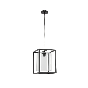 Lustre suspendate Quadratus – Negru – imagine secundară de catalog