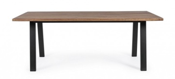 Masa din lemn, dreptunghiulara, 200x100 cm, Oslo, Bizzotto - Img 3
