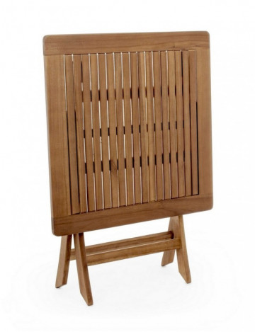 Masa pentru gradina maro din lemn de Acacia, 70 cm, Noemi Bizzotto - Img 4