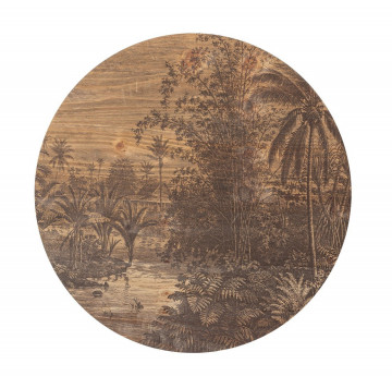 Masuta de cafea finisaj natural din Bambus, ∅ 58 cm, Fujiko Bizzotto - Img 2