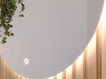 Oglinda iluminata, cu rama, 60x4 cm, Orandiu, Eltap - Img 6
