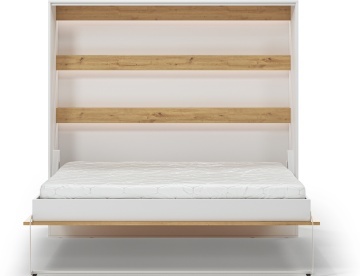 Pat rabatabil Devesto Horizontal Wall 160 Artisan Eiche LED, 200x160 cm – Artisan Eiche - Img 4