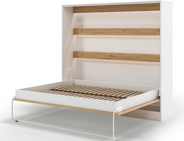 Pat rabatabil Devesto Horizontal Wall 160 Artisan Eiche LED, 200x160 cm – Artisan Eiche - Img 14