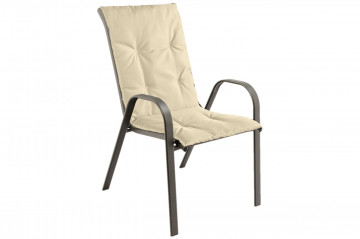 Perna scaun cu spatar Alcam, Midsummer, 105x48x3 cm, material impermeabil, Bej - Img 1