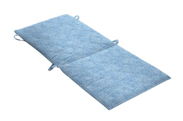 Perna scaun cu spatar Alcam, Midsummer, 105x48x3 cm, microfibra matlasta, Blue Jeans - Img 4