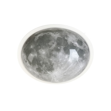 Plafoniera LED 64W, Ø50 cm, Gri/Alb, Atmos Moon, Kelektron