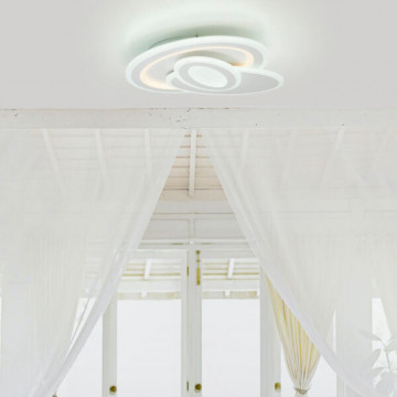 Plafoniera LED 78W, 48 x 46 cm, Alb, Belinus, Kelektron - Img 6