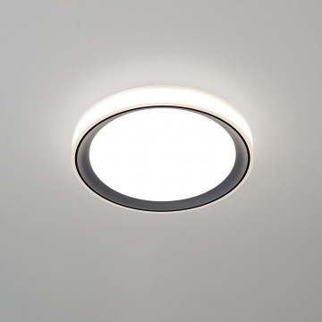 Plafoniera LED Cata v1, dimabil, cu telecomanda, alb / gri, lumina calda / rece / neutra, Kelektron - Img 5