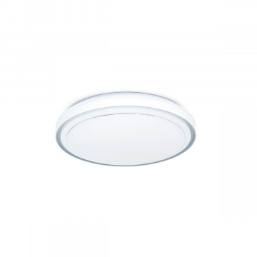 Plafoniera LED Lofoten, alb, dimabila, cu telecomanda, lumina calda / rece / neutra, Kelektron - Img 1