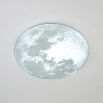 Plafoniera LED Moon L, gri, dimabil, cu telecomanda, lumina rece / neutra, Kelektron - Img 2