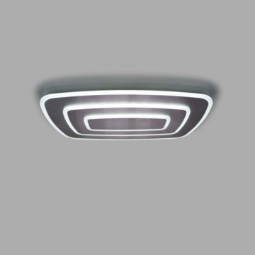 Plafoniera LED Spyros 1, Max 68W, dimabil, aluminiu periat, cu telecomanda, lumina calda / neutra / rece, Kelektron - Img 4