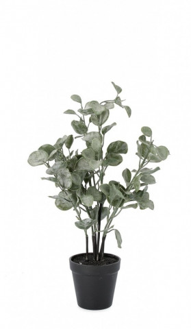 Planta artificiala decorativa cu ghiveci, 40 cm, Eucalipt Bizzotto - Img 1
