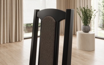 Scaun Chair Vos VII – 43x40x96 cm – Negru / Opium 20 - Img 2