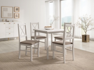 Scaun tapitat, din lemn, Milo X, ADRK Furniture