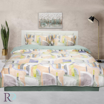 Set de lenjerie de pat, 100% tencel, multicolor, Roxyma Dream Paris - Img 1