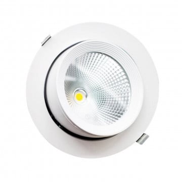 Spot incastrat LED COB Periscope, alb, Max 25W, lumina neutra, Kelektron - Img 1