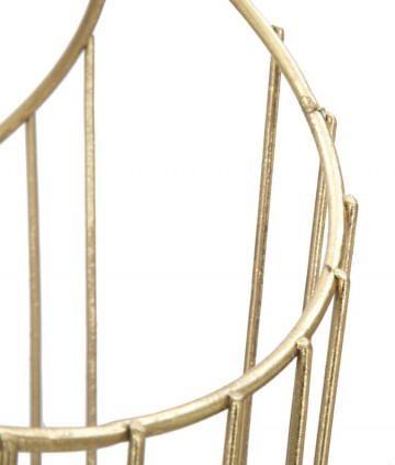Suport umbrele auriu din metal, 26,5x23x68 cm, Stick Mauro Ferretti - Img 5