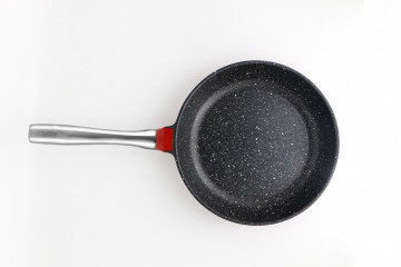 Tigaie Home Chef, Heinner Home, 24 x 4.5 cm, aluminiu turnat, negru/rosu - Img 6