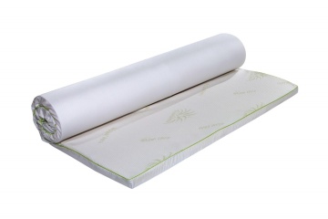 Topper saltea Aloe Vera Therapy Memory Arctic Gel 7 zone de confort, 140x200 cm - Img 1