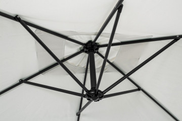 Umbrela de gradina crem din poliester si metal, 300x200 cm, Texas Bizzotto - Img 10