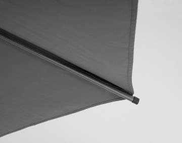 Umbrela de gradina cu brat pivotant gri antracit din poliester si metal, ∅ 300 cm, Rio Bizzotto - Img 8