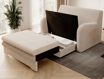 Canapea Ario extensibil, 130x103x85 cm – Jarell 18 – fotografie comercială a produsului