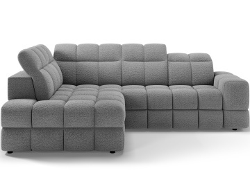 Colțar Bronon left-hand extensibil, 296x200x109 cm, orientare stânga – Royal 04