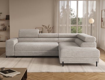 Colțar Colesio extensibil, 274x200x93 cm, orientare dreapta – Modullo 01 – cadru de prezentare secundar
