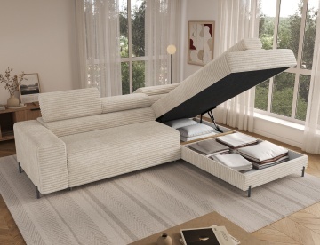 Colțar Colesio extensibil, 274x200x93 cm, orientare dreapta – Modullo 18 – imagine de catalog suplimentară