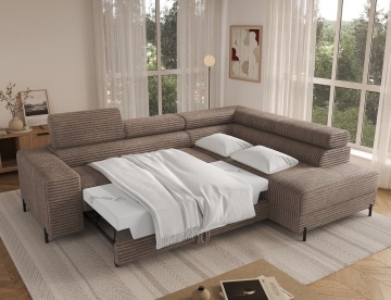 Colțar Colesio extensibil, 274x200x93 cm, orientare dreapta – Modullo 20 – imagine secundară de catalog