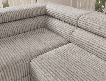 Colțar Colesio extensibil, 274x200x93 cm, orientare stânga – Modullo 01 – prezentare vizuală a produsului