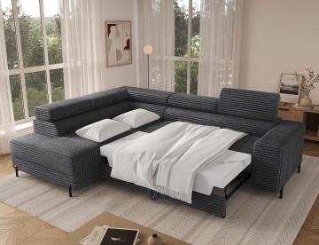 Colțar Colesio extensibil, 274x200x93 cm, orientare stânga – Modullo 04 – cadru de prezentare secundar