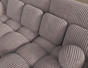 Colțar Covelion extensibil, 260x167x105 cm, orientare dreapta – Modullo 03 - Img 11