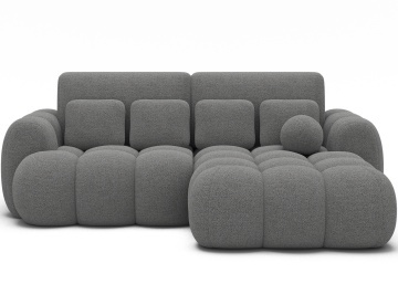 Colțar Covelion extensibil, 260x167x105 cm, orientare dreapta – Royal 04